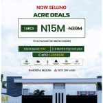 1 Acre land for sale at Ibile Estate Moniya Ibandan Oyo State Nigeria