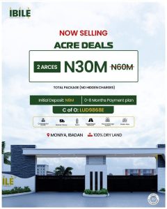 Affordable Land for Sale in Ibadan 2 Acre