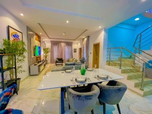 The Alverton Estate 2 Lagos modern dining area and sitting room