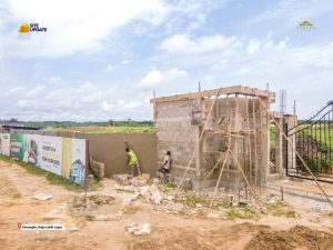 Gate construction of Zenytal Gardens - land for sale in Ibeju-Lekki