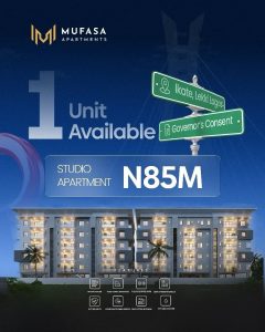 Mufasa Apartment - 1 studio apartment available for sale