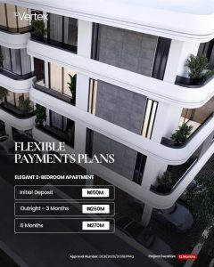 The vertex property for sale in lekki phase 1 Lagos 