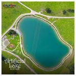 Artificial lake at City View Park and Resort estate, Gwagwalada Abuja