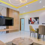 Fully furnished living room at Avana Phase 2: Homes for Sale in Lekki