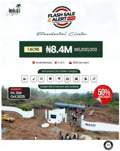 1Acre of land for sale at Ibile Imota Ikorodu Lagos 