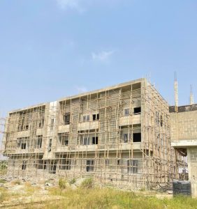 The Venice Sangotedo while under construction 