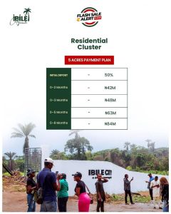Payment plan for Ibile Imota Ikorodu Lagos 