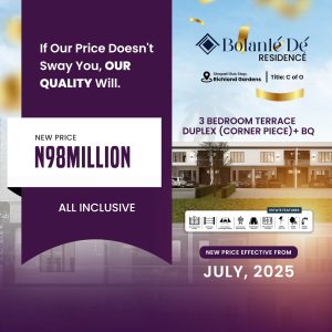 Bolanlé Dé Residencé - Luxury apartments in  Lagos for sale