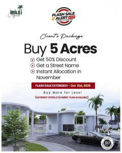 Affordable 5 Acres of land for sale in Ikorodu Lagos