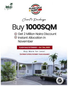 Buy 1000SQM at Ibile estate Imota Ikorodu and get 2 millon naira discount 