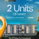 2 units of 3 bedroom apartment for sale at Mufasa Apartment estate in Ikate Lekki Lagos Nigeria