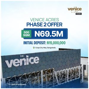 500SQM affordable plots of land for sale in Lagos Nigeria The Venice Acres 