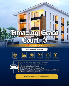 Amazing Grace Court 3 estate features - houses/apartments for sale in lagos