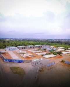 Ongoing construction at Mowe Golf Town Estate