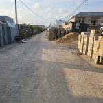 Inter locked road at oranje Apartments Lekki