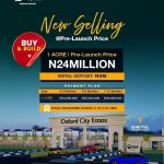 1 Acre Affordable land for sale in Agbowa Ikorodu Lagos. Opportunity of a Buy and Build in an Estate