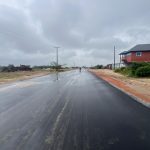 Tarred road at Ajé Gardens Estate Lagos - Plots of land for sale