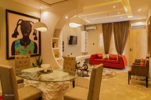 Mowe Golf Town Lake Front Plot Sitting room