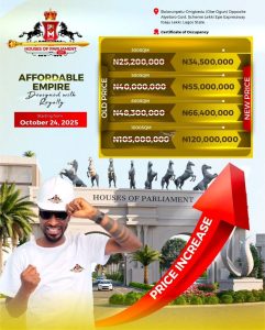The Parliament Ibeju Lekki - Luxury plots of land available for sale 