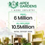 Apex Gardens 1 Acre land available for sale in Ogun State