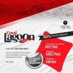 Coral Lagoon Front property for sale Affordable buy and build 500 SQM real estate investment opportunity waterfront land for sale in Lagos