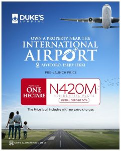 Duke’s Landing Ibeju-Lekki - Affordable Land for Sale 