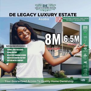 De Legacy Luxury Estate - affordable land for sale in Asaba