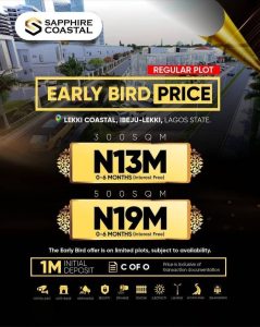 Sapphire Coastal Estate - Affordable and Cheap Commercial and Residential Plots of land for sale in Lagos 