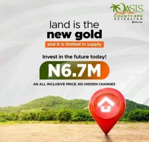 Oasis County Extension - Affordable Plots of Land for Sale in Poka, Epe, Lagos State Nigeria 