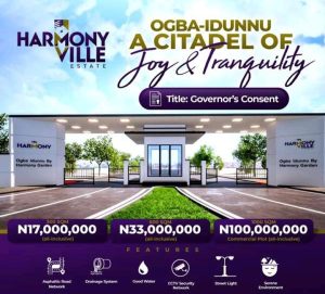 Harmony Ville Estate Eleko - Cheap plots of land for sale in Lagos Nigeria 