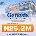 Genesis Court Estate Phase 2 - Affordable serviced Plots of Land for Sale in Ajah Lagos State. A Profitable Buy and Build Real Estate Investment Opportunity