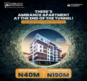 Ambiance Apartments luxury living - Luxury 2 Bedroom Apartments for Sale in Lekki Phase 1