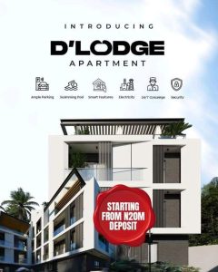 D’Lodge Apartments Lekki Ajah - Luxury 2 Bedroom Apartments for Sale in Lagos for living as well as rental income