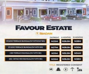 Favour Estate houses for sale in Ibadan 