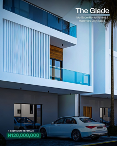 The Glade Estate Idu-Sabo Abuja - 4 Bedroom house/apartment for sale in Abuja 