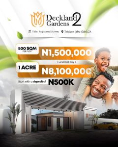 Deckland Gardens 2 - Cheap Plots of Land for Sale in Ogun State