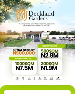 Deckland Gardens - Affordable Plots of Land for Sale in Ogun State 