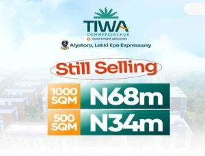 Tiwa Commercial Hub Aiyetoro - Affordable commercial plots of land for sale in Aiyetoro near new airport Lekki-Epe Expressway Lagos 