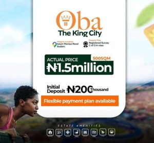 Oba City Estate Ibadan - Cheap Plots of Land for Sale in Ibadan, Oyo State 