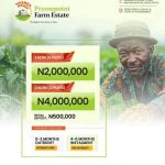PrymePoint Farm Estate - Affordable Agricultural farmlands for sale in Ogun State