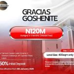 Gracias Goshenite luxury land for sale in Lekki Scheme 2 Abraham Adesanya Lagos